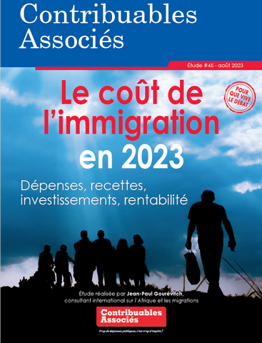 etude cout immigration 2023