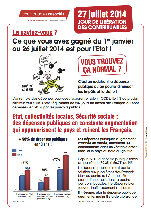 tract Libération Fiscale 2014