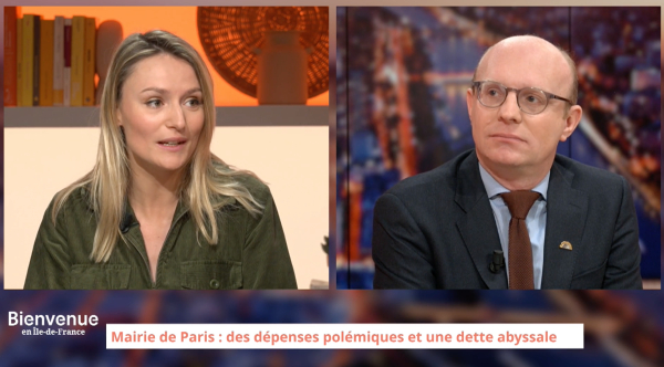 Benoit Perrin sur le plateau du Figaro TV
