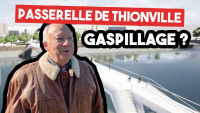 La passerelle de l&#039;Europe à Thionville : une dépense de 6,8 millions d&#039;euros !