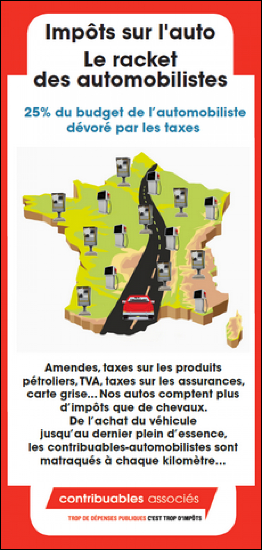 Impôts sur l’auto : découvrez comment l’État vous prend 1 540 euros par an, sans pour autant entretenir les routes